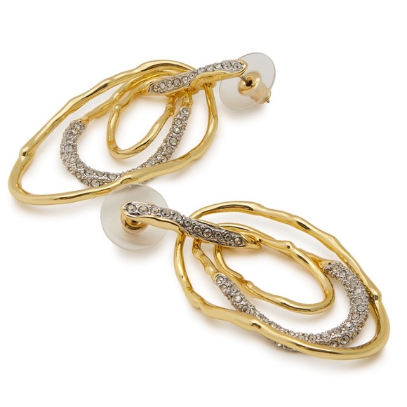 Alexis Bittar Solanales Crystal Pavé Mobile Post Earrings - Picture 6 of 6